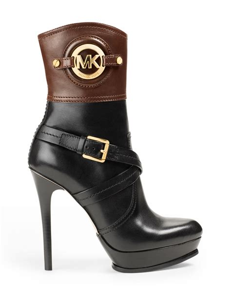 michael kors stockard mixed leather bootie|Best Deals for Michael Kors Stockard Boots .